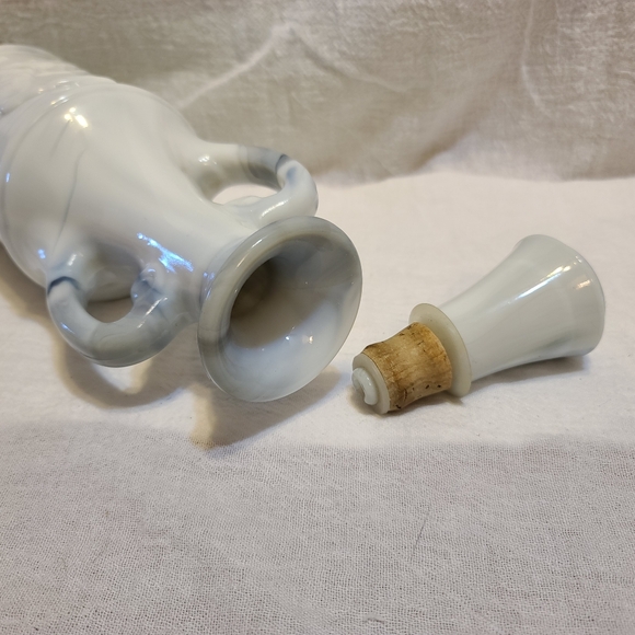 Vintage Jim Beam Bottle Olympic Discus Marbleized Decanter 1980s - Picture 3 of 5